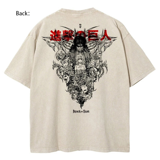 EREN ATTACK ON TITAN VINTAGE TSHIRT