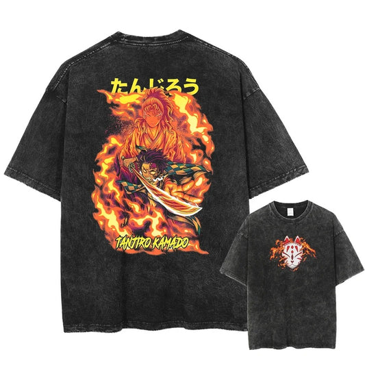 TANJIRO DEMON SLAYER VINTAGE TSHIRT