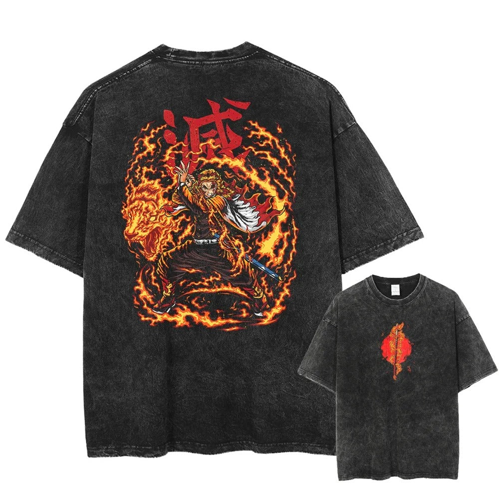 RENGOKU DEMON SLAYER VINTAGE TSHIRT