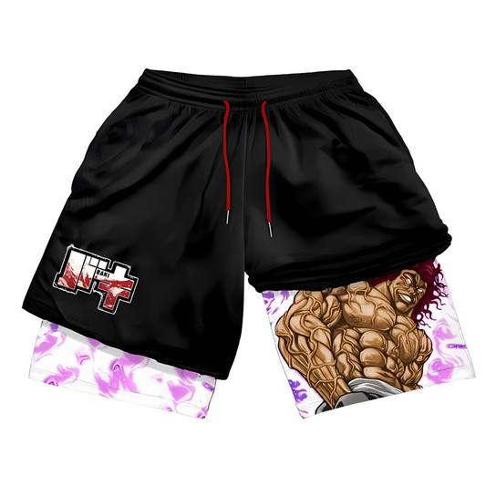 YUUJIROU HANMA PERFORMANCE SHORTS - OtakuStreetwear