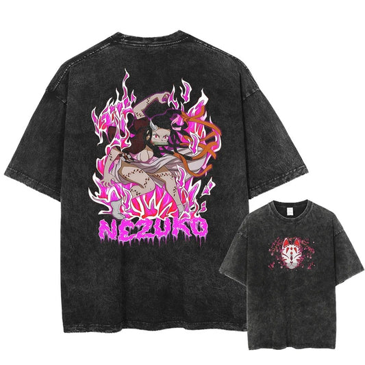 NEZUKO DEMON SLAYER VINTAGE TSHIRT