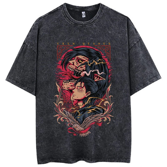 EREN YEAGER VINTAGE TSHIRT