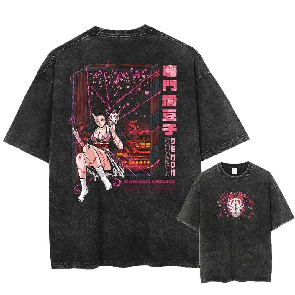 NEZUKO DEMON SLAYER VINTAGE TSHIRT