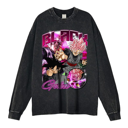 BLACK GOKU VINTAGE HOODIE