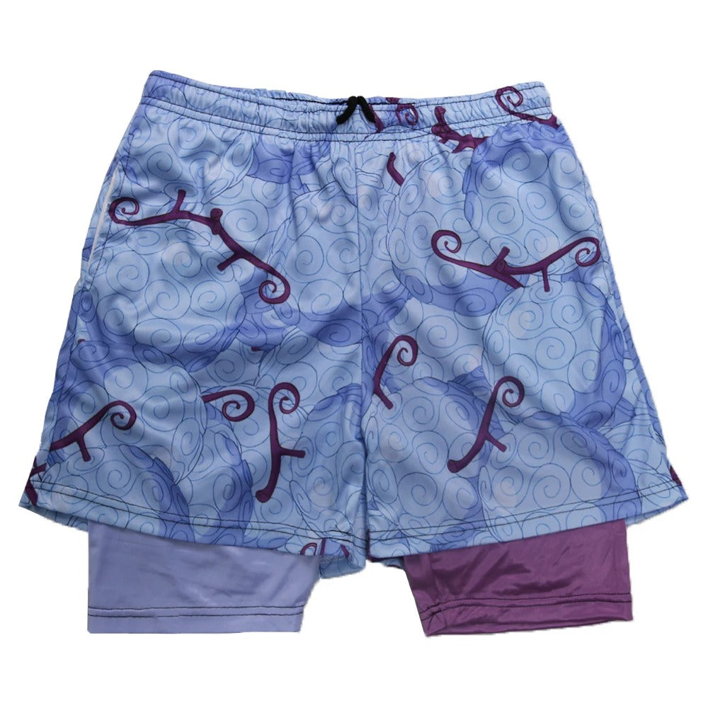 DEVIL FRUIT ONE PIECE PERFORMANCE SHORTS